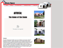 Tablet Screenshot of domespace.co.za